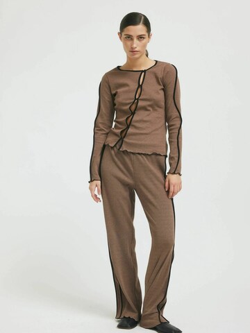 Résumé Zvonové kalhoty Kalhoty 'Ciara' – hnědá