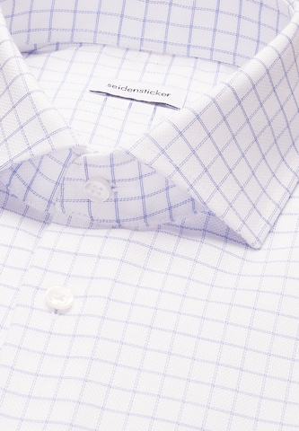 SEIDENSTICKER Regular Fit Hemd ' Schwarze Rose ' in Weiß