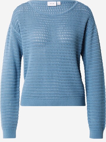 VILA Sweater 'BELLISINA' in Blue: front