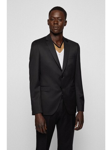 BOSS Super Slim Fit Sakko in Schwarz: Vorderseite