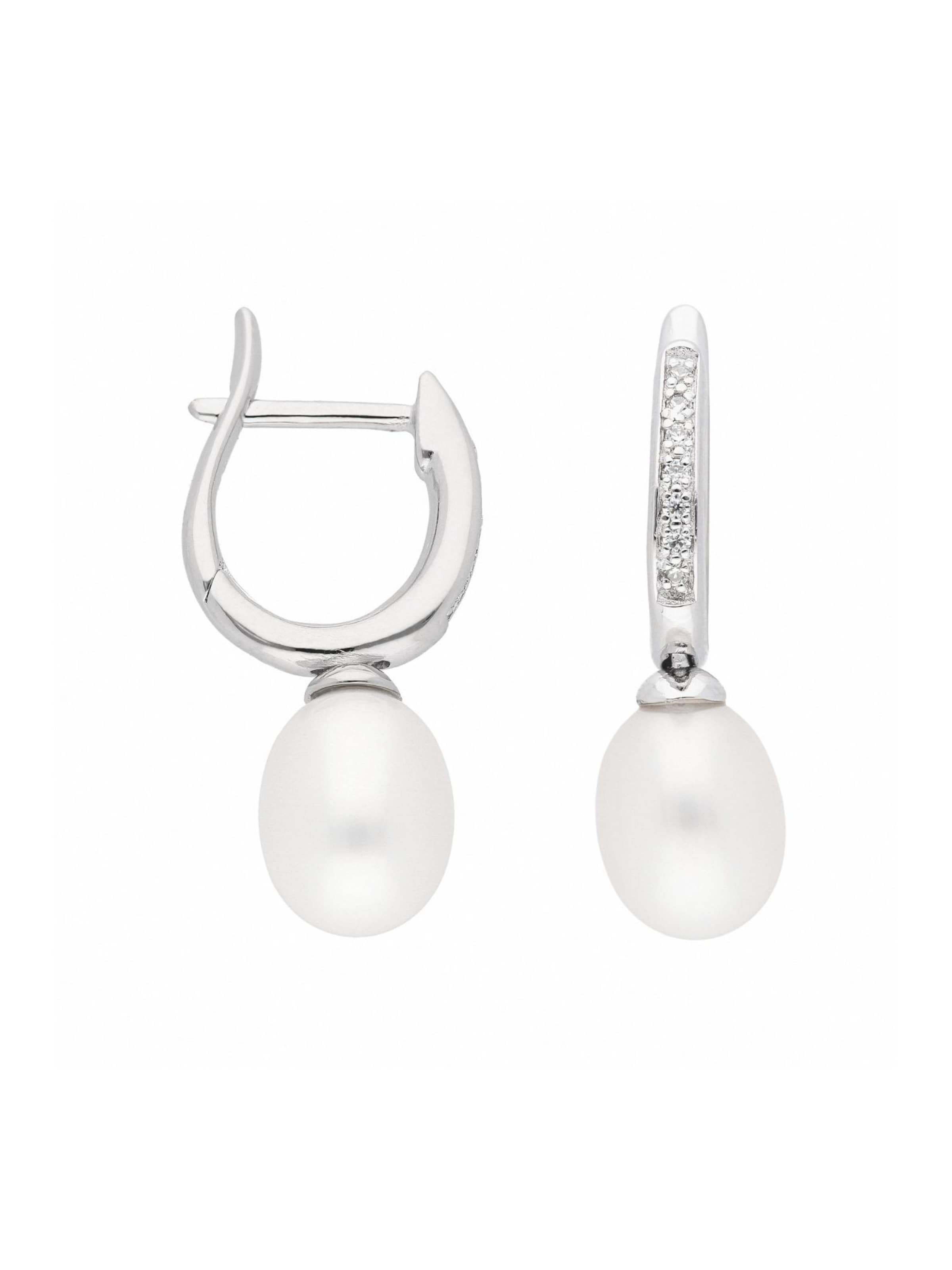 Adelia´s Earrings in Silver: front
