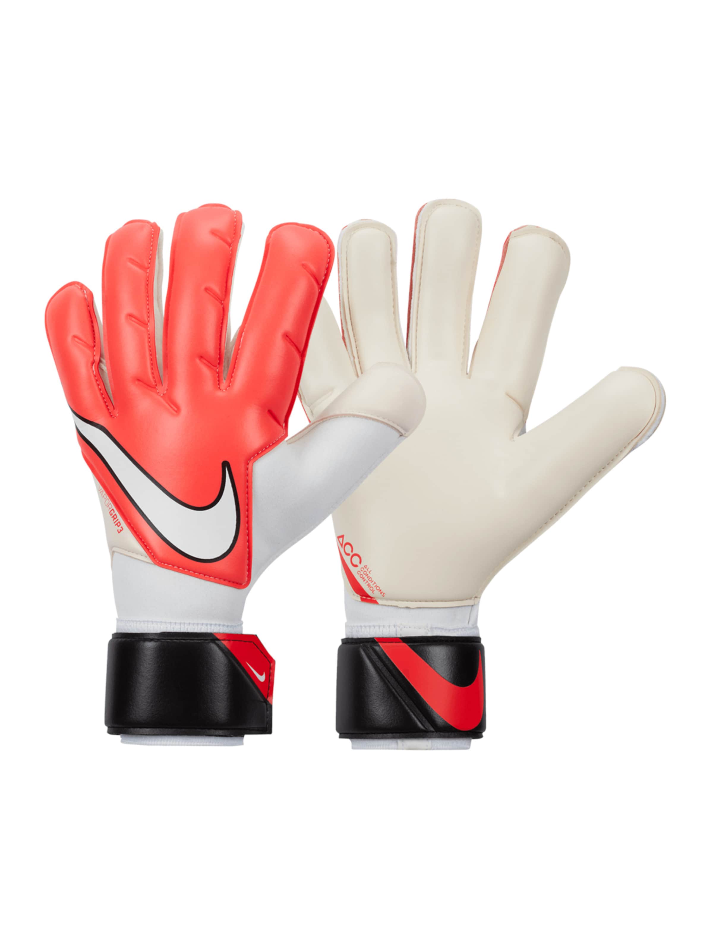 NIKE Sporthandschuhe 'Vapor Grip 3' in Weiß: Vorderseite