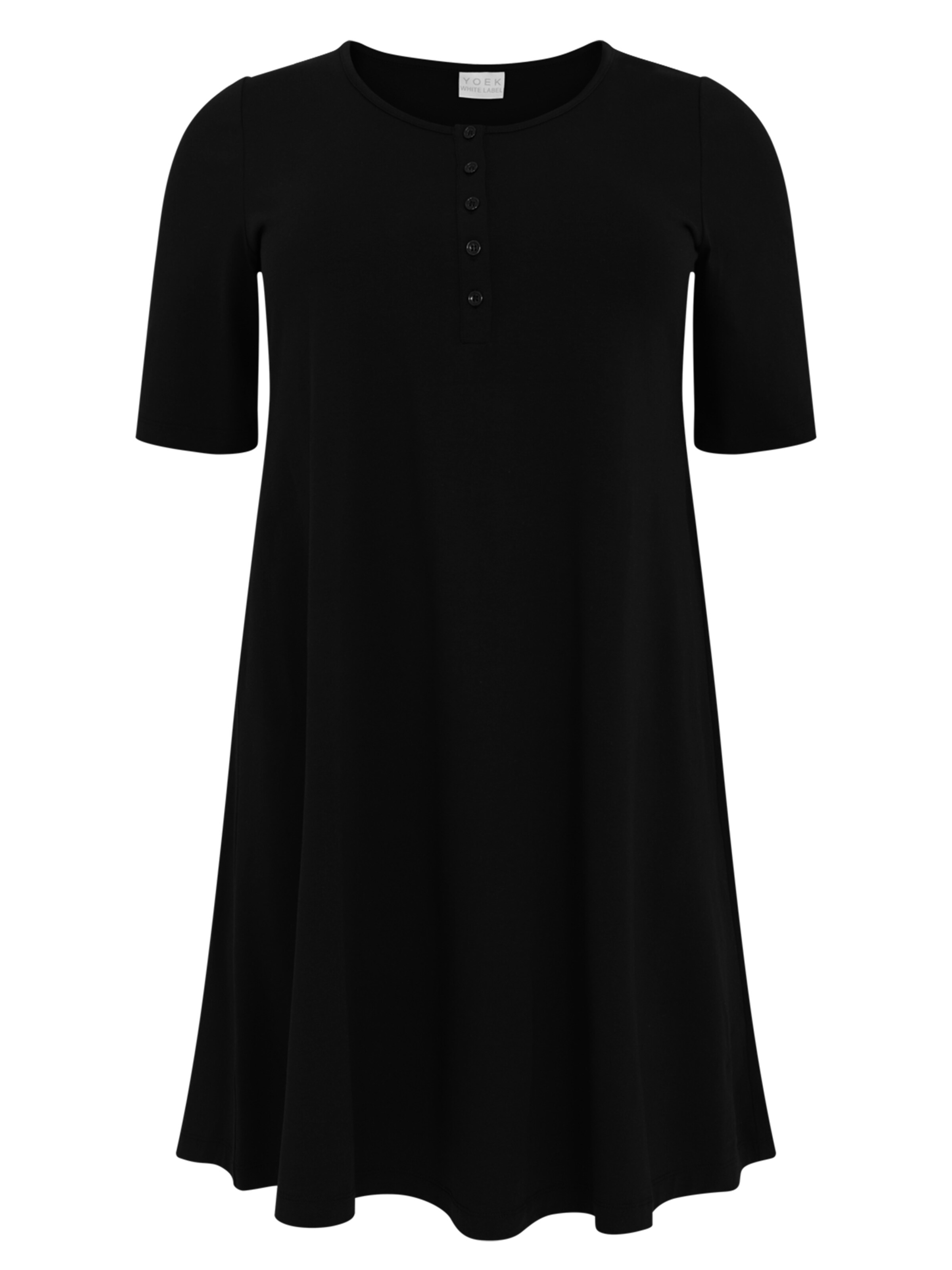 Robe YOEK en noir : devant
