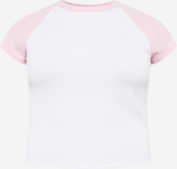 Cotton On Curve Тениска 'AMBER' в бяло: отпред