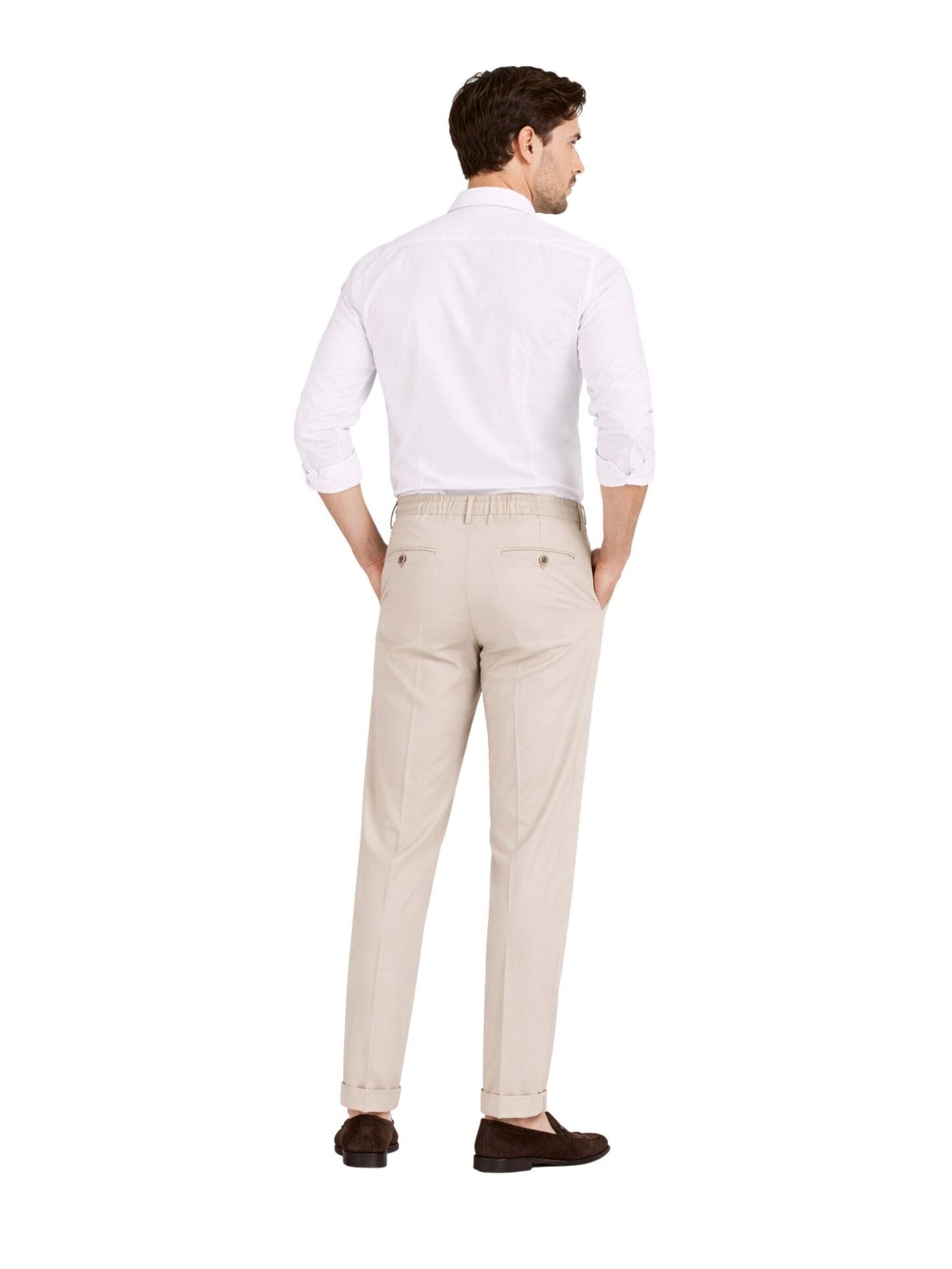 Baggy Pantaloni di Briglia in beige