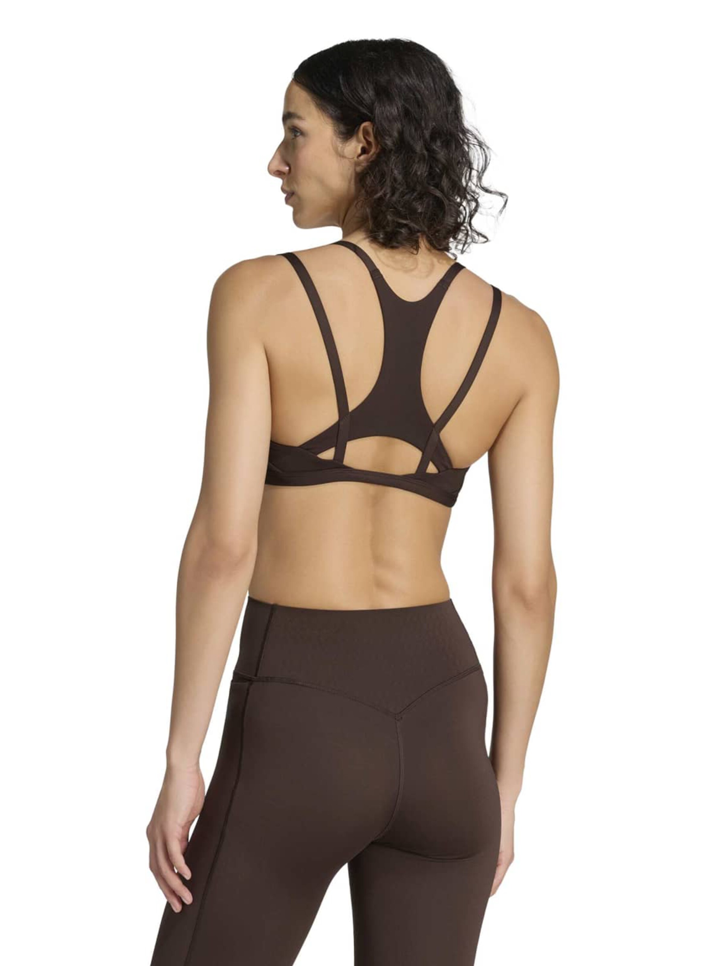 ADIDAS PERFORMANCE Bustier Biustonosz sportowy 'Optime Workout' w kolorze brązowy