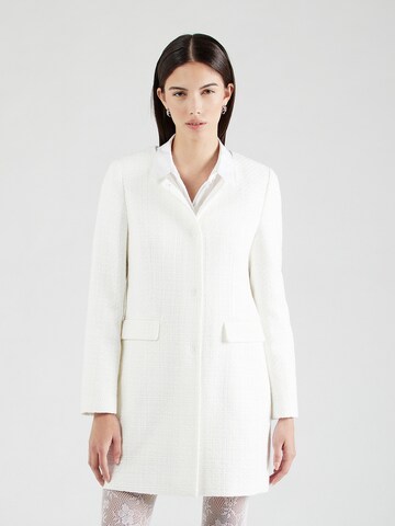 COMMA Between-seasons coat in White: front