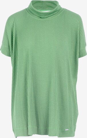 HELMIDGE Blouse in Groen: voorkant