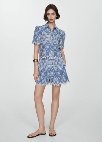 MANGO Blouse 'Moore' in Blue