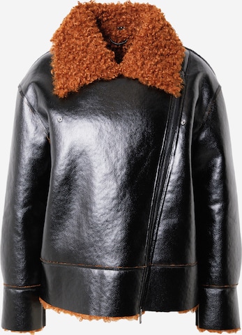 Sisley Přechodná bunda – černá: přední strana