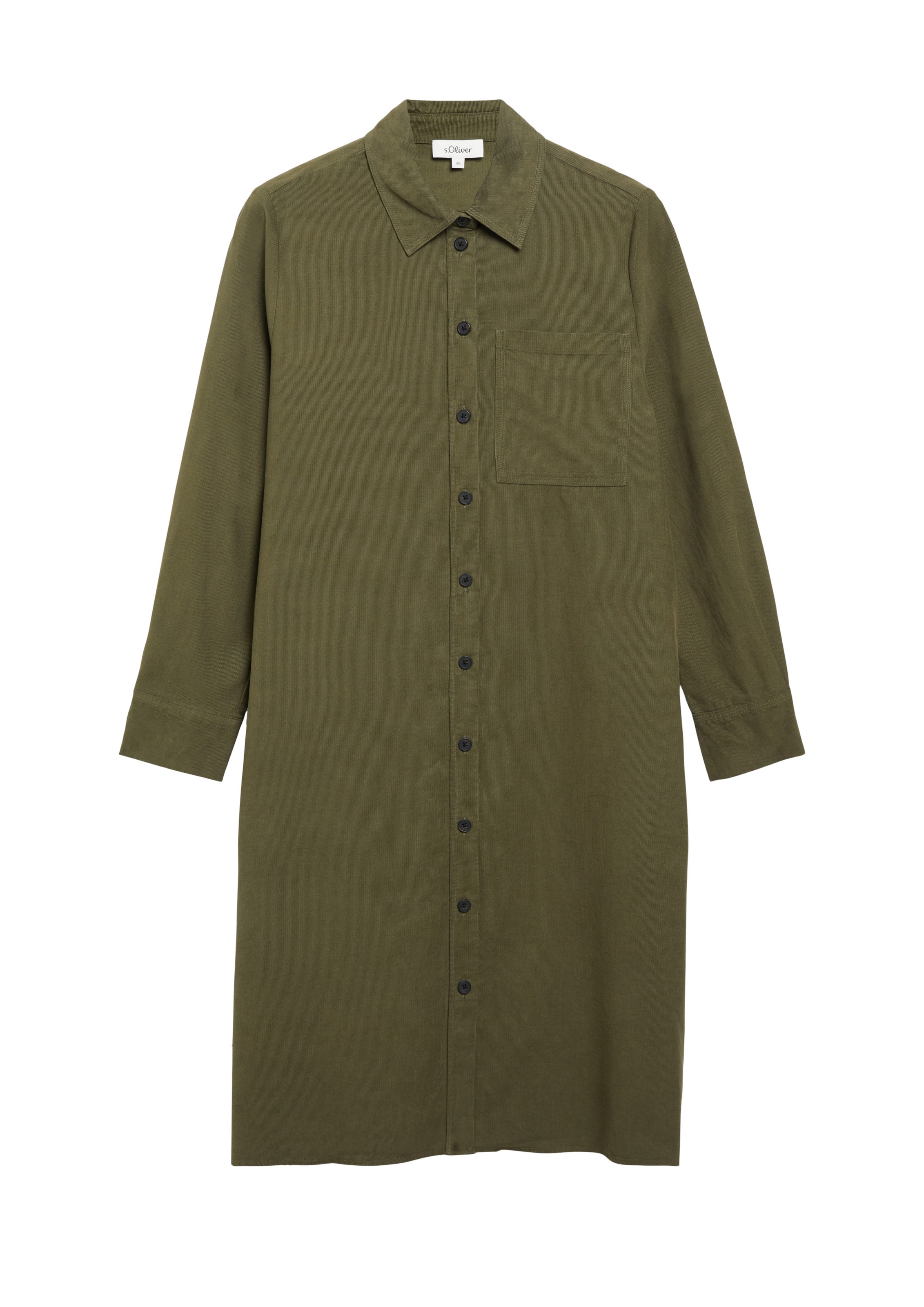 s.Oliver Kleid in Grün: Vorderseite