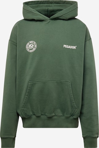 Pegador Sweatshirt 'Dike' i grønn: forside