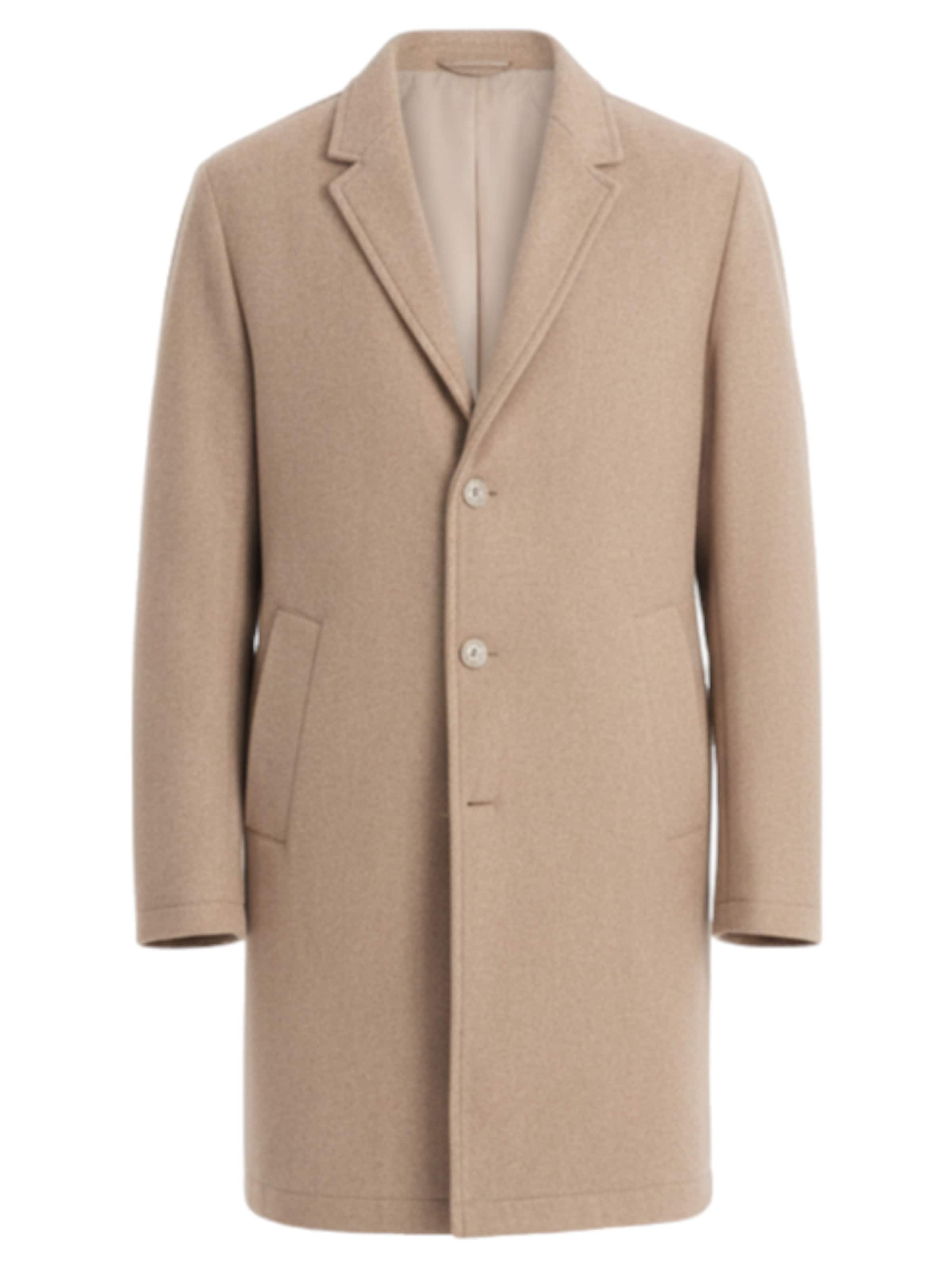 Ombre Between-Seasons Coat 'OM-COWC-0104' in L in Beige, Item view