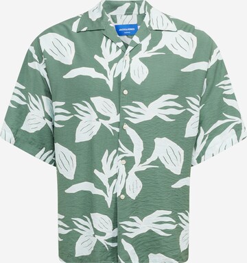 JACK & JONES Button Up Shirt 'EASTER' in Green: front