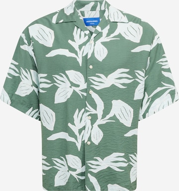 JACK & JONES Comfort Fit Hemd 'Easter' in Grün: Vorderseite