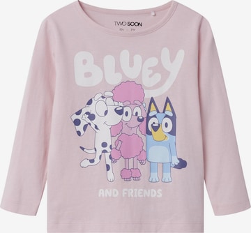 rožinė TWO SOON Marškinėliai 'Bluey': priekis
