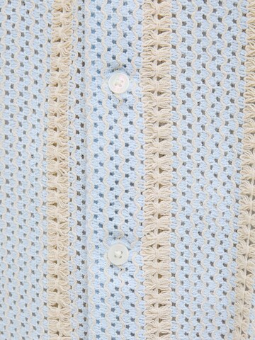 JACK & JONES Comfort fit Button Up Shirt 'JORBellagio' in Blue