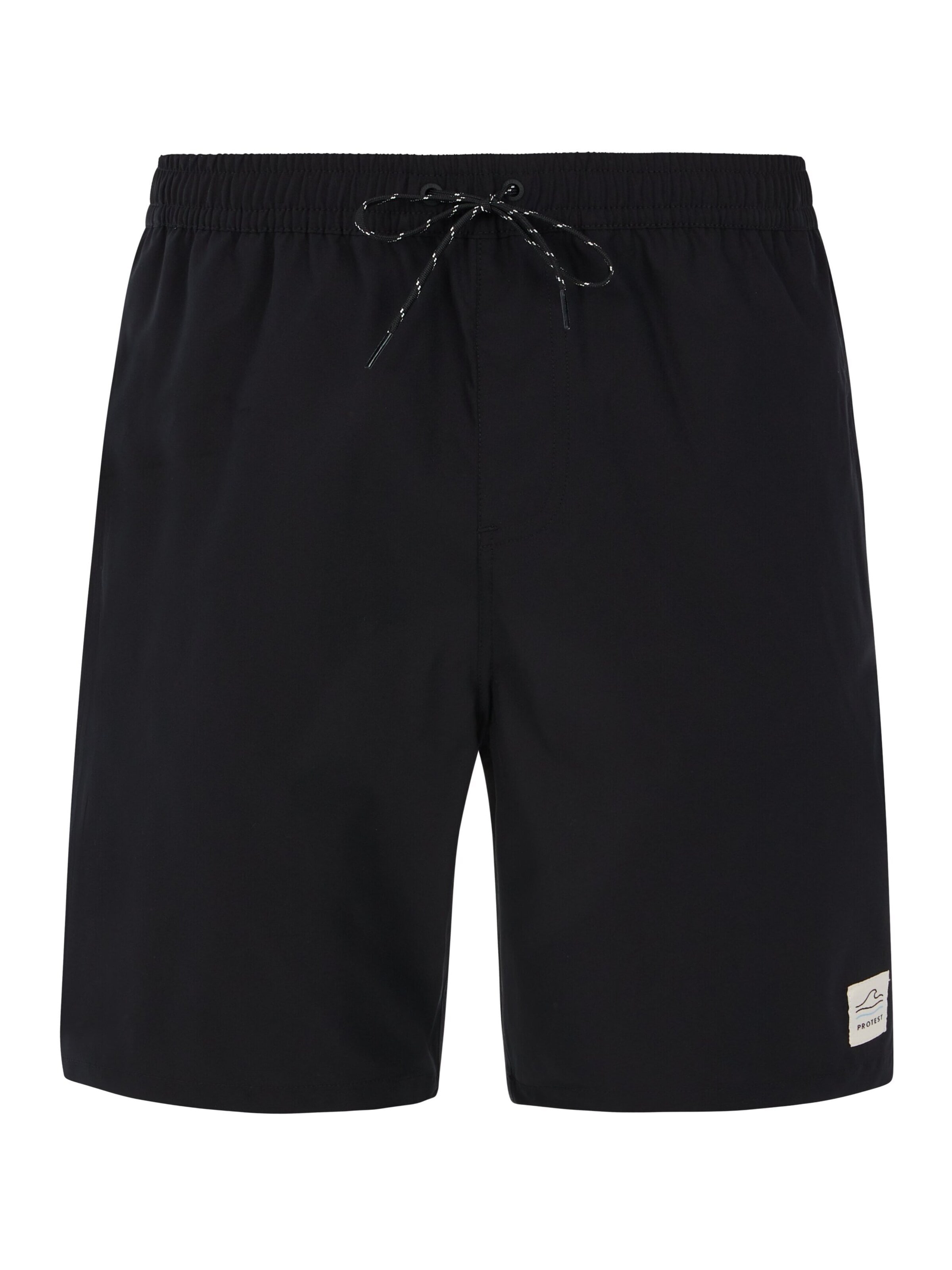 PROTEST Badeshorts 'PRTBaky'‌‌‌‌‌‌‌‌‌‌ in Schwarz: Vorderseite