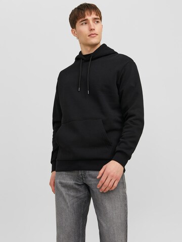 JACK & JONES Суичър 'BRADLEY' в черно: отпред