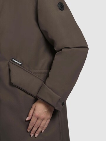 Cappotto funzionale ' Agneta-YM ' di khujo in grigio