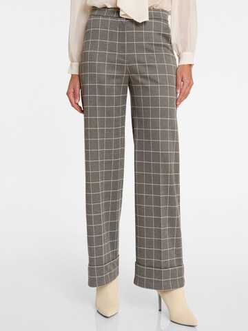 Ana Alcazar Regular Broek ' #Amina ' in Grijs: voorkant