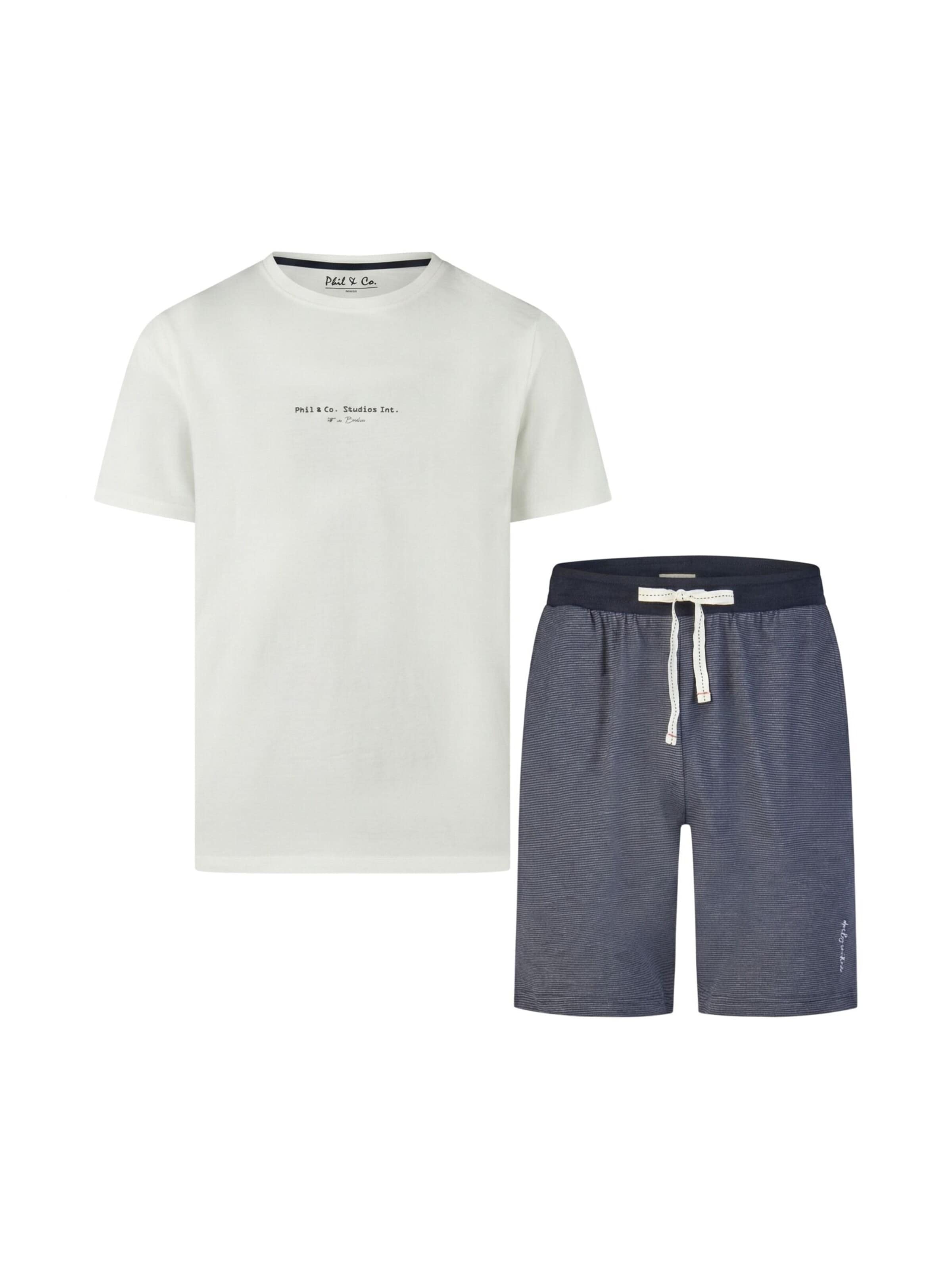 Phil & Co. Berlin Short Pajamas in M in Off white, Item view