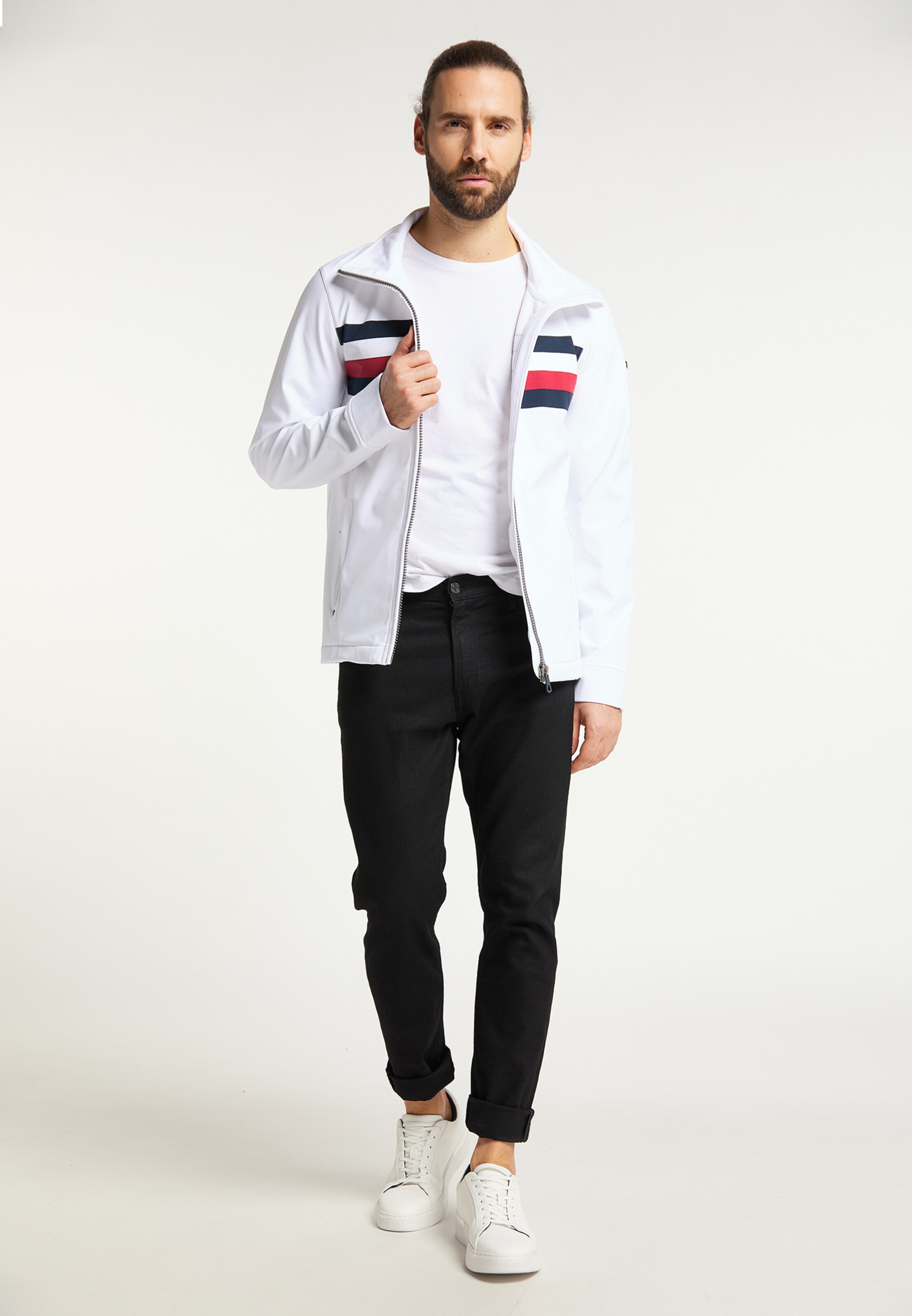 Männer Jacken DreiMaster Maritim Funktionsjacke in Weiß - BK42741 Männer Jacken DreiMaster Maritim Funktionsjacke in Weiß - BK42741