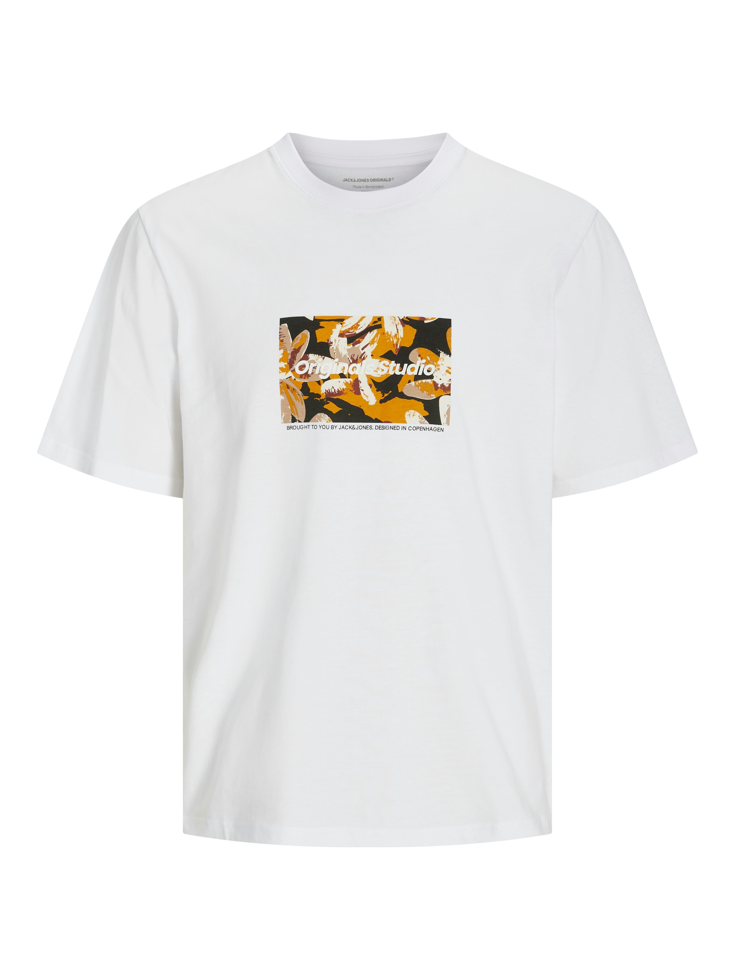 JACK & JONES T-Shirt 'JORVesterbro' in Weiß: Vorderseite