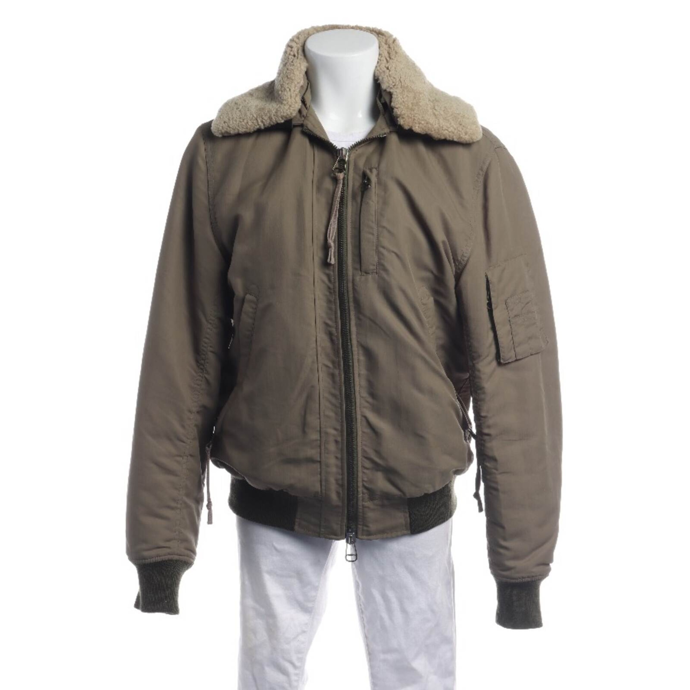 Acne Winterjacke / Wintermantel XXXL in Grün: Vorderseite