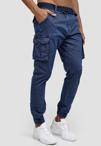 INDICODE JEANS Regular Broek in Blauw