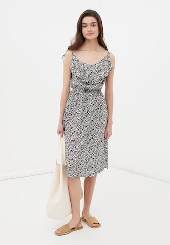 Finn Flare Sommerkleid 'Print' in Schwarz