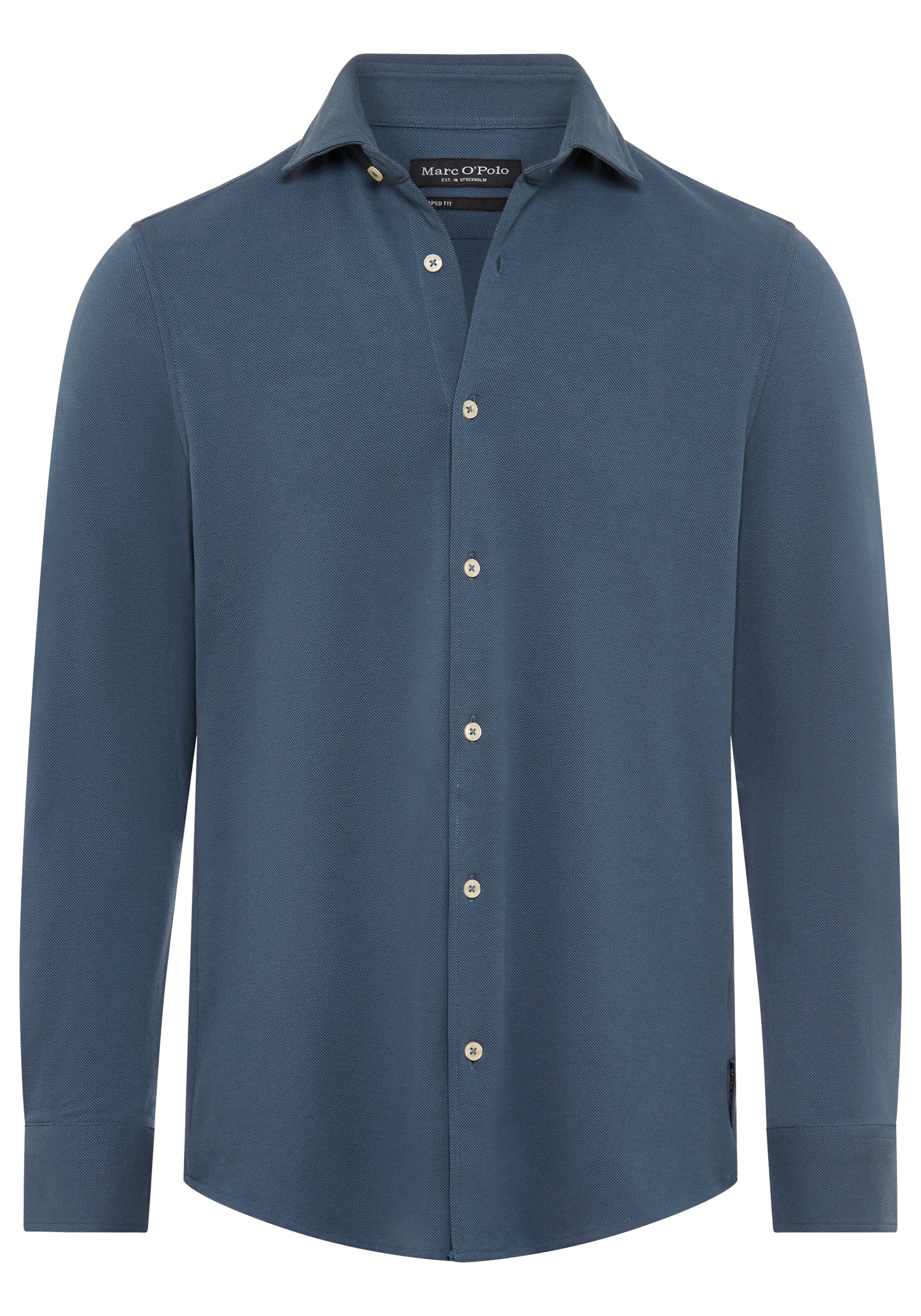 Marc O'Polo Hemd in Blau: Vorderseite