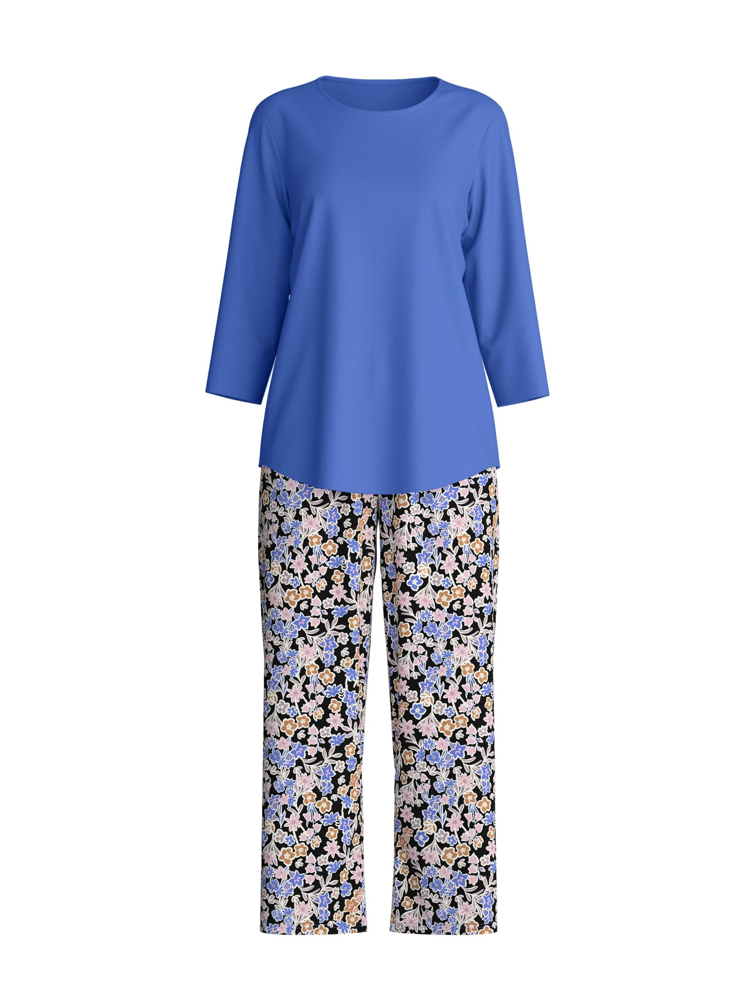 Pigiama 'Flower Dreams' di CALIDA in blu: frontale