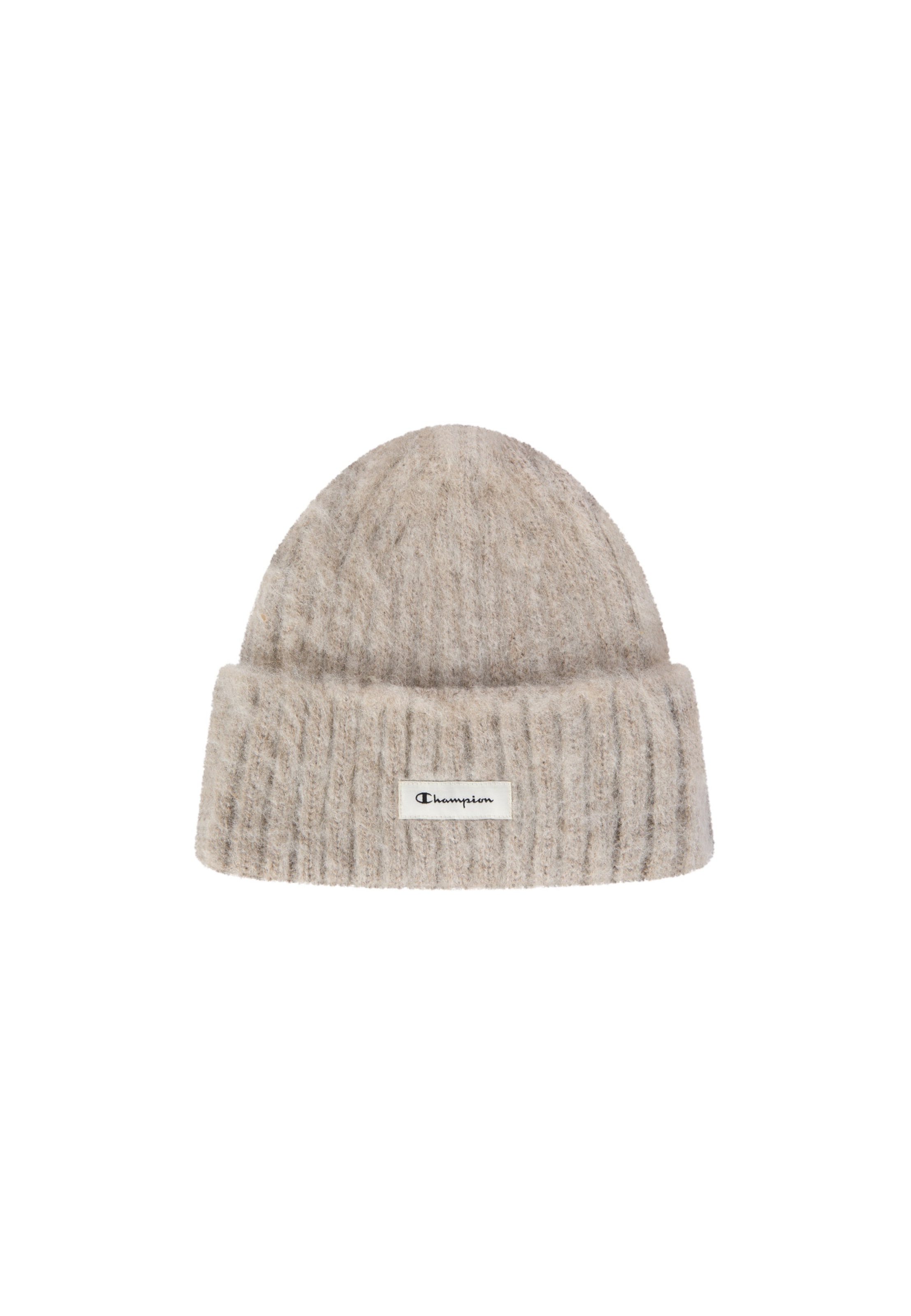 Champion Authentic Athletic Apparel Beanie in Beige: front