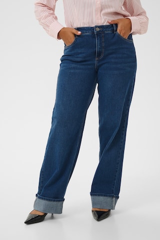 Wide Leg Jean 'Andrya ' KAFFE CURVE en bleu