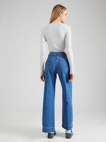 UNITED COLORS OF BENETTON Wide leg Jeans in Blauw