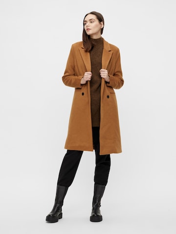 OBJECT Between-Seasons Coat 'Linea' in Brown