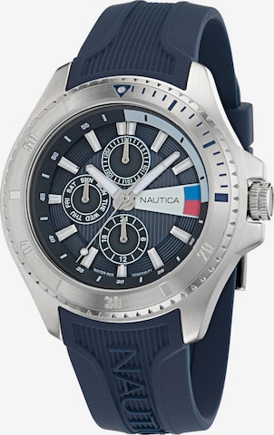 Montre à affichage analogique NAUTICA en bleu : devant