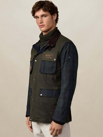 Hackett London Jacke 'Blackwatch Velo' in Grün