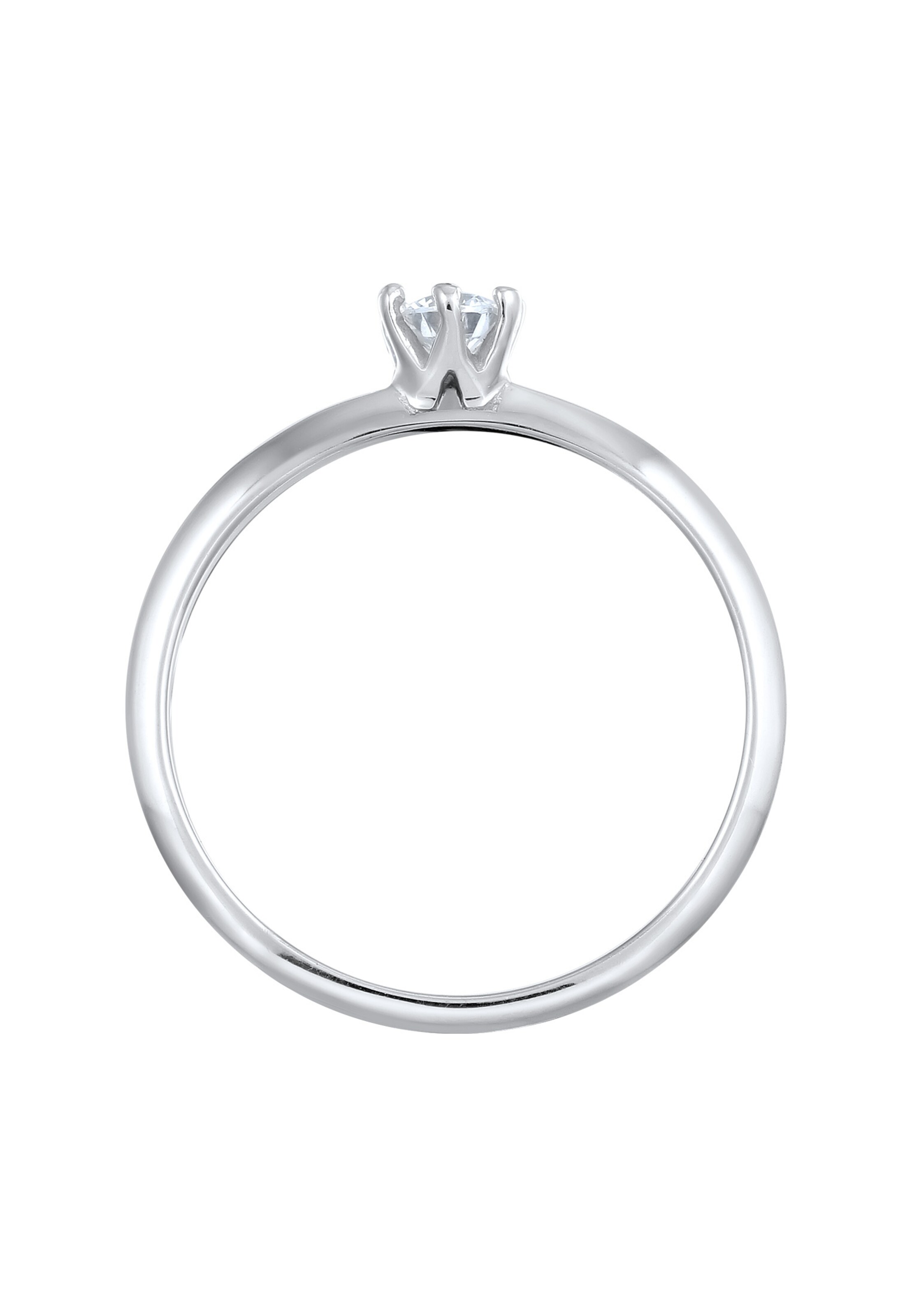 Elli DIAMONDS Ring 'Diamant' in Silber
