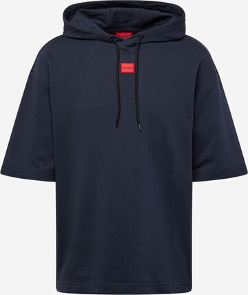 Sweat-shirt 'Dresley232' HUGO en bleu : devant