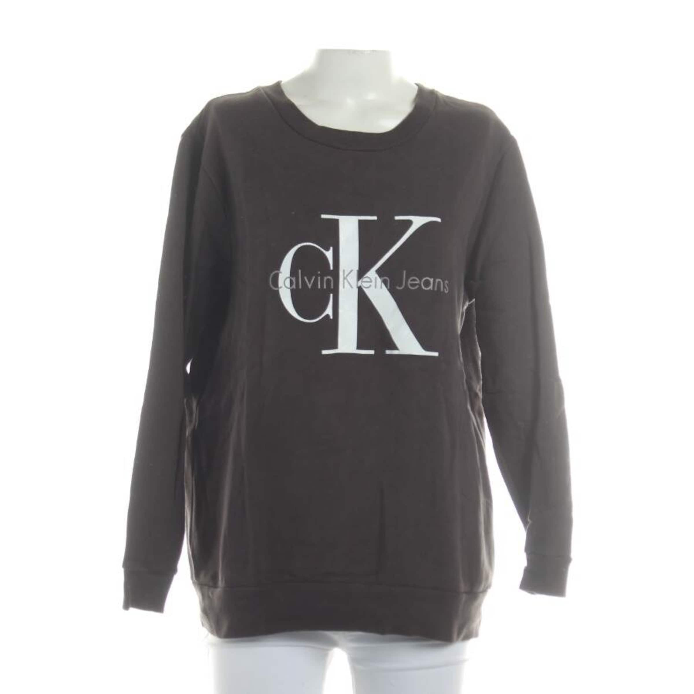 Calvin Klein Sweatshirt / Sweatjacke in S in dunkelbraun, Produktansicht