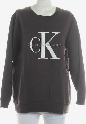 Calvin Klein Sweatshirt & Zip-Up Hoodie in S in Brown: front