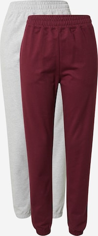 Tapered Pantaloni de la Missguided pe gri: față