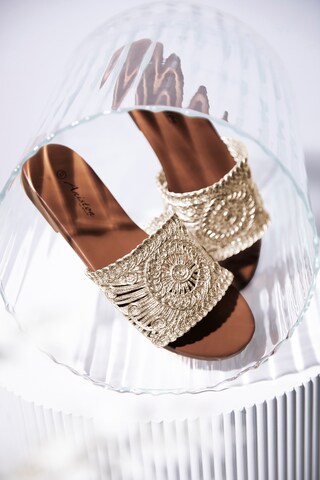 Aniston Pantolette in Gold