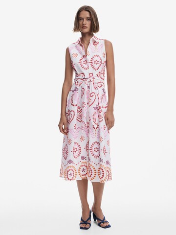 Desigual Shirt dress in White: front