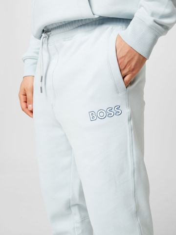 Effilé Pantalon 'Selogox' BOSS Orange en bleu