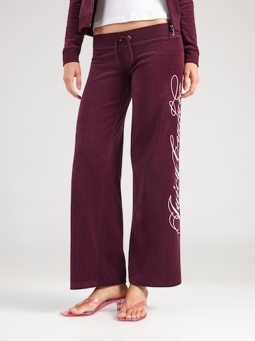 Juicy Couture Loosefit Kalhoty – červená: přední strana