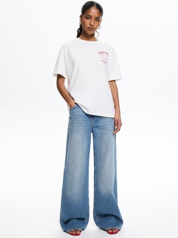 Pull&Bear Paita värissä valkoinen