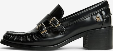 TOMMY HILFIGER Hochfrontpumps in Schwarz: Vorderseite